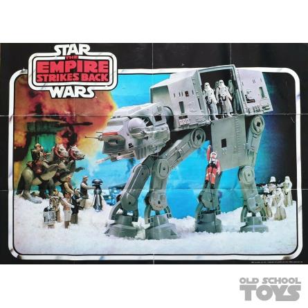 In werkelijkheid verlangen saai Star Wars vintage Kenner the Empire Strikes Back poster -Palitoy versie- |  Old School Toys
