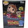 Marty with hoverboard (Back to the Future) Pop Vinyl & Tee Movies Series (Funko) special edition