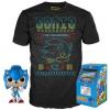 Sonic the Hedgehog (metallic) Pop Vinyl & Tee Games Series (Funko) special edition