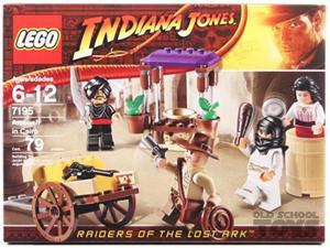 Lego 7195 Indiana Jones Ambush in Cairo en Doos | Old School Toys
