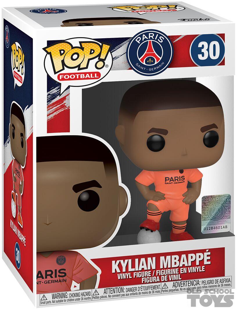 Kylian Mbappé (Paris Saint-Germain) Pop Vinyl Football (Funko) Away Kit ...