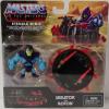 Skeletor and Roton Masters of the Universe Eternia minis op kaart