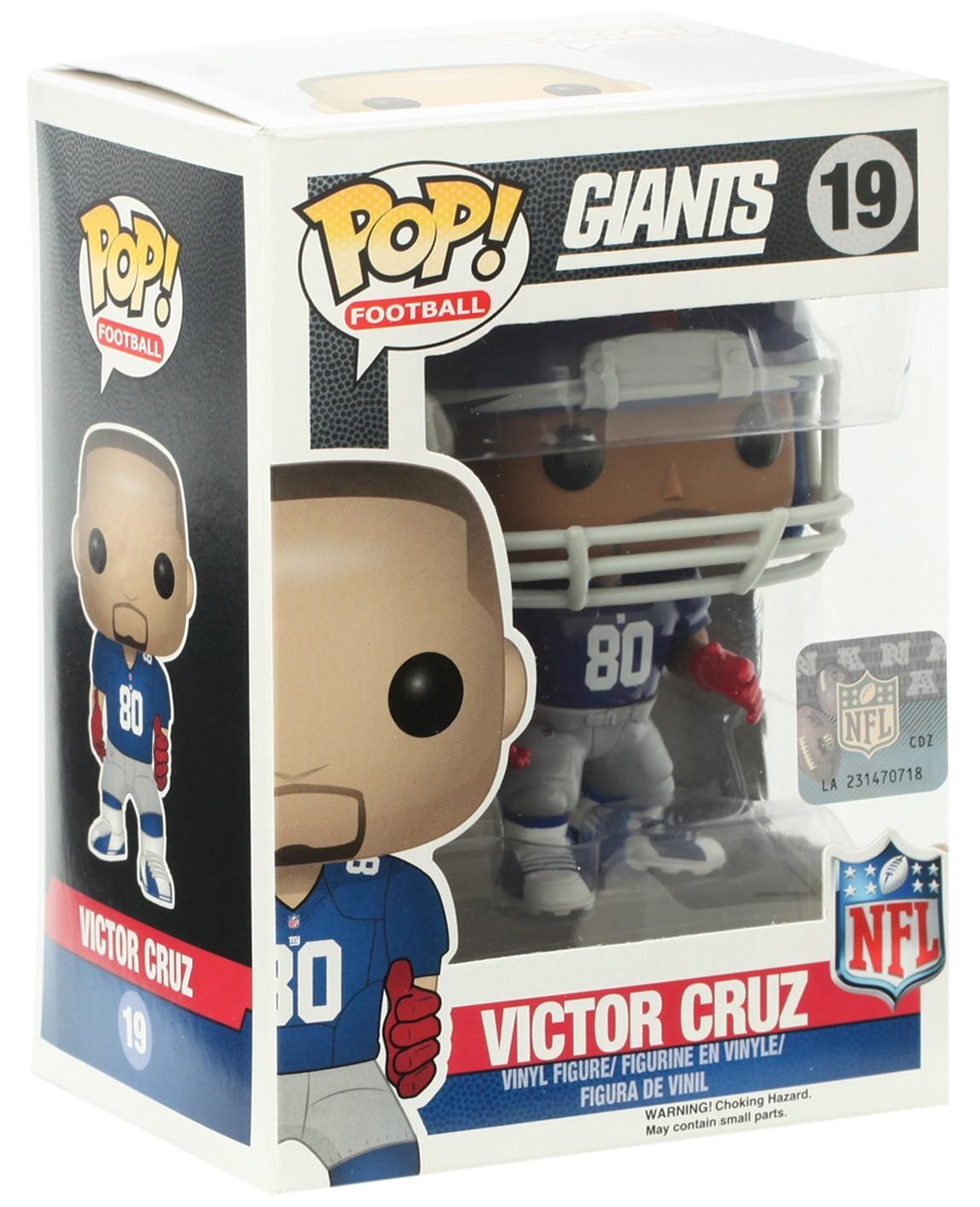 Funko POP! NFL - Vinyl Figure - VICTOR CRUZ #19 *NON-MINT BOX*