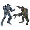 Pacific Rim Jaeger Gipsy Danger vs Kaiju Knifehead 2-Pack MOC Neca