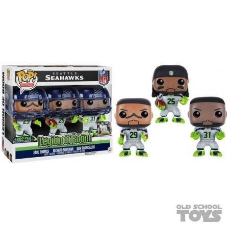 Legion Of Boom Seattle Seahawks 3-pack Pop Vinyl NFL (Funko) Exclusive ...