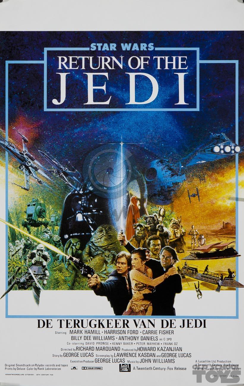 Poster Star de van de Jedi (Belgische bioscoop) | Old School