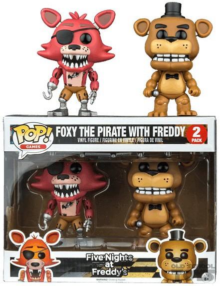 Foxy The Pirate With Freddy 2-pack (Five Nights At Freddy's) Pop Vinyl ...