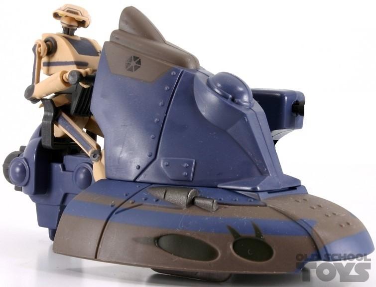 Star Wars Armored Scout Tank with Tactical Droid the Clone Wars