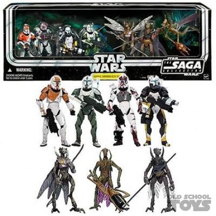 Star Wars Saga Republic Commando Delta Squad In Doos Exclusive Old School Toys