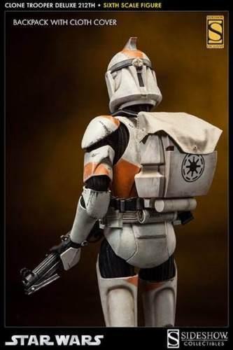 Star Wars Clone Trooper deluxe 212th Attack Battalion Sideshow MIB exclusive