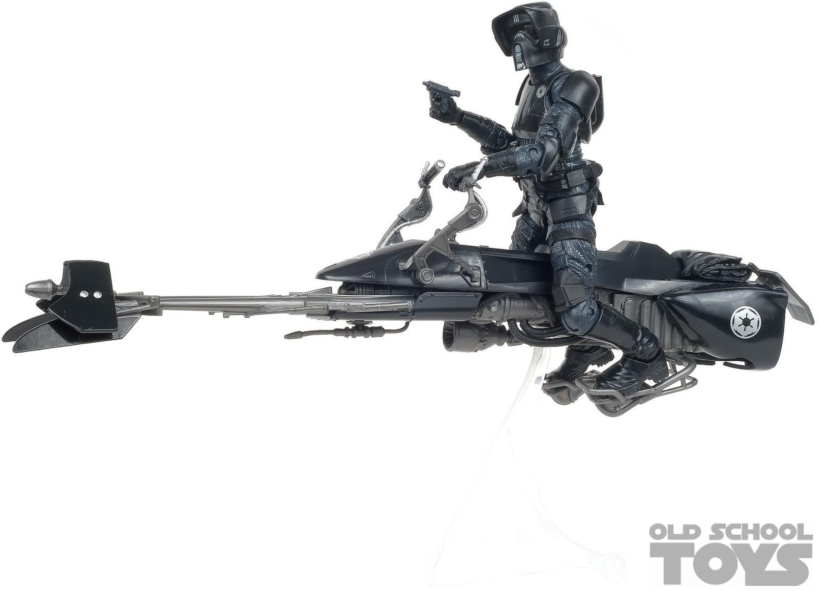 Star Wars Imperial Shadow Squadron Speeder Bike with Scout deluxe the Black Series 6