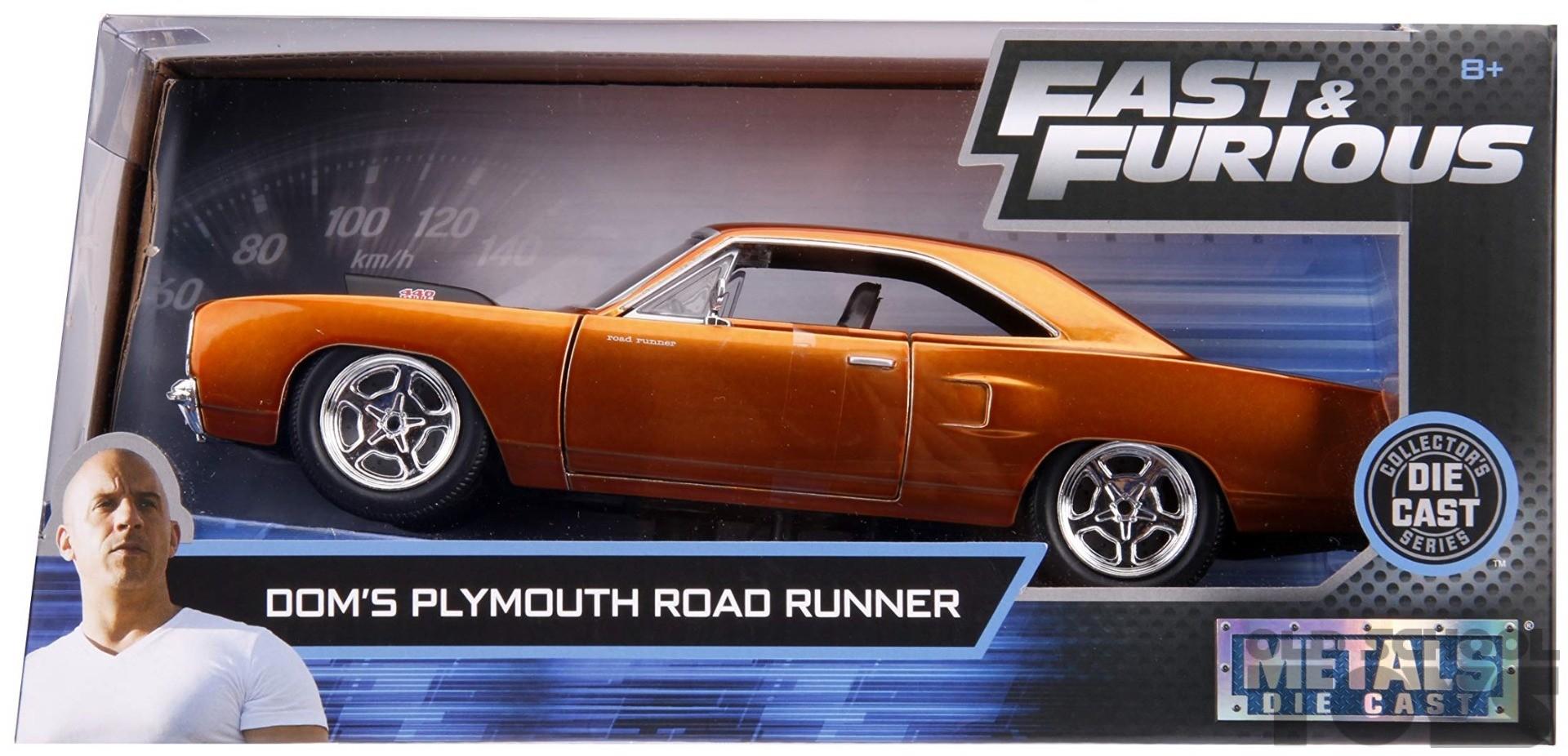 Fast And Furious Dom S Plymouth Road Runner 1 32 In Doos Jada Toys Metals Die Cast Old School Toys