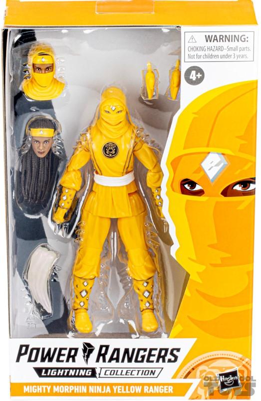 Mighty Morphin Ninja Yellow Ranger Power Rangers Lightning Collection 6 In Doos Exclusive Old 6806