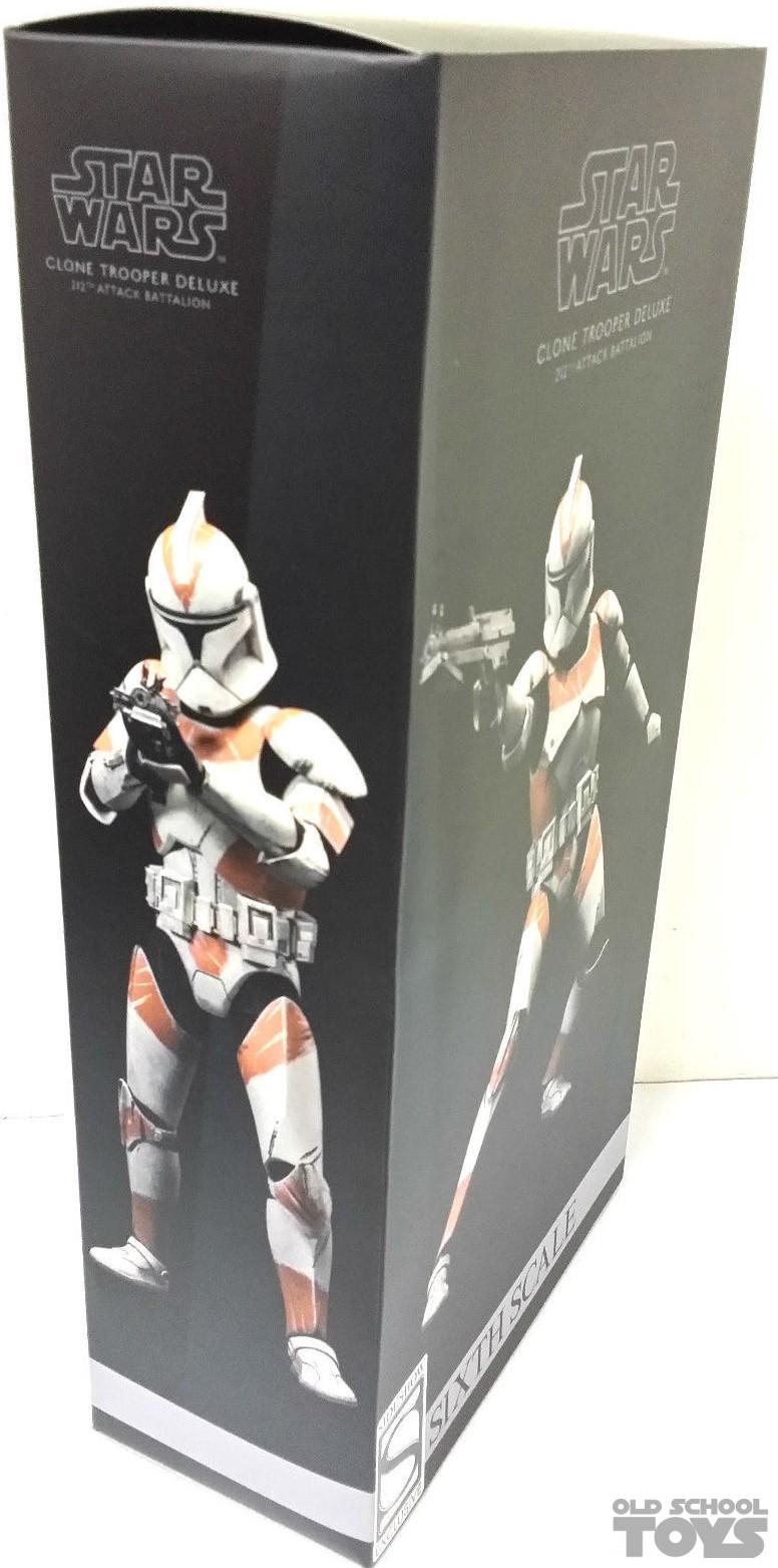 Star Wars Clone Trooper deluxe 212th Attack Battalion Sideshow MIB exclusive