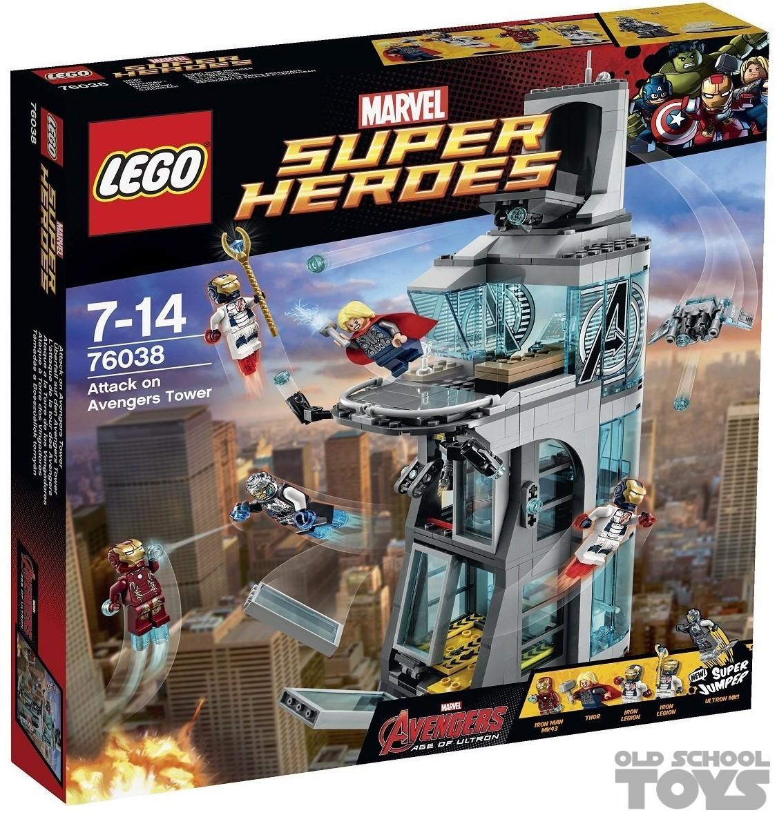 Lego 76038 Attack on Avengers Tower Marvel Super Heroes en doos | Old ...