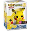 Pikachu (Pokémon) Pop Vinyl Games Series (Funko) flocked GameStop exclusive