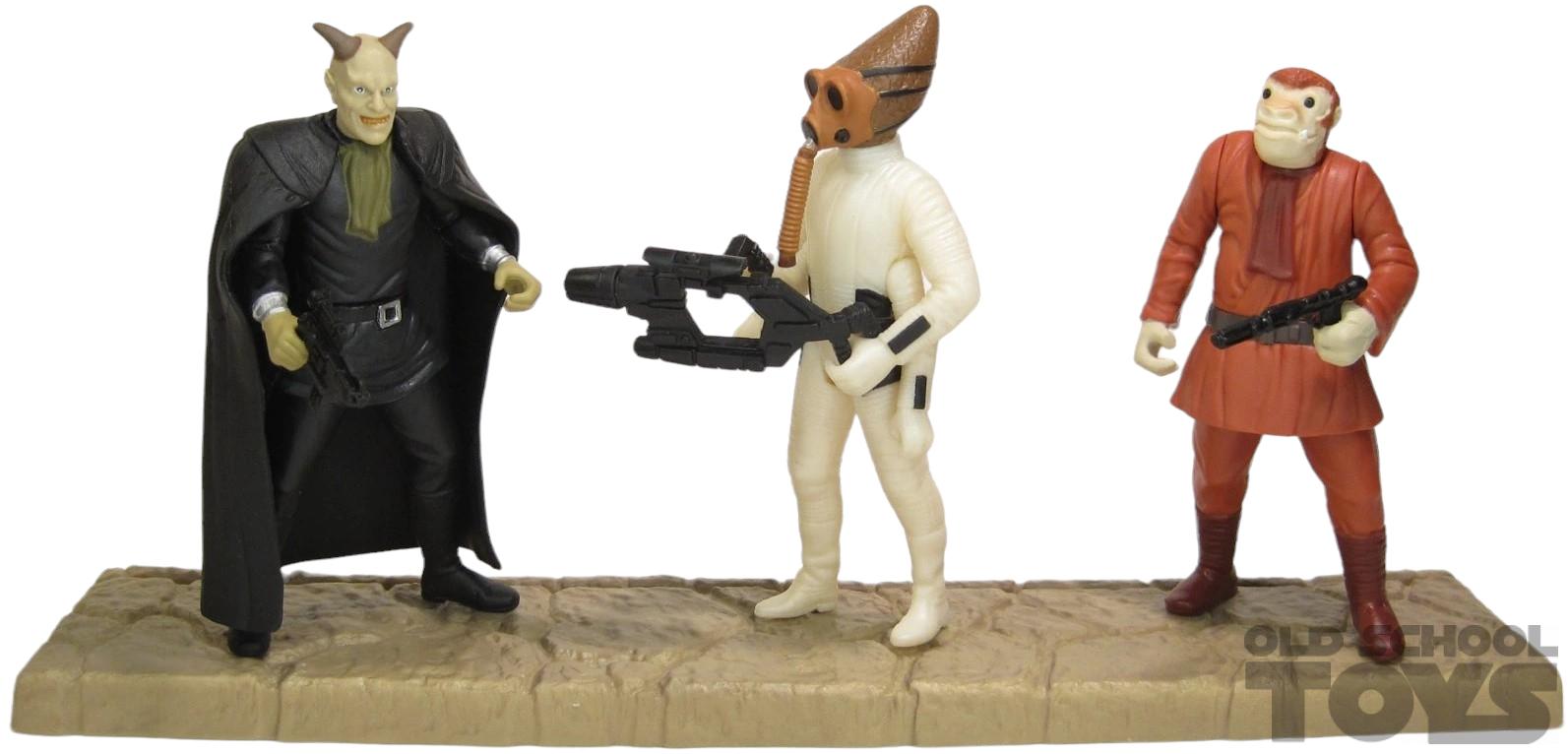 Star Wars POTF Cinema Scenes cantina aliens 3-pack compleet | Old School  Toys