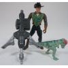 Roland Tembo with Dino Stun Prod and Pacho Hatchling Jurassic Park the Lost World MOC Kenner