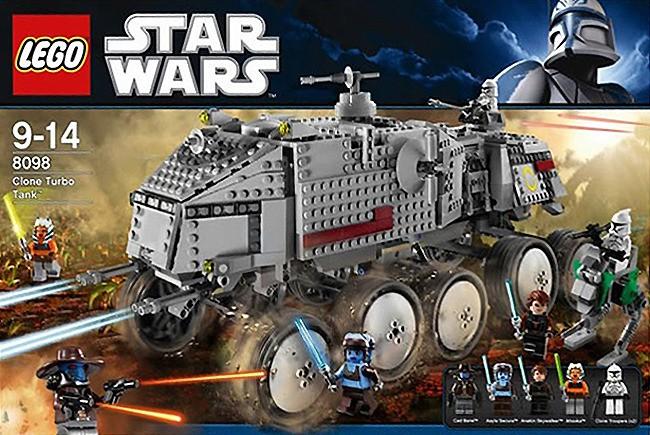 Lego 8098 Star Wars Clone Turbo Tank in doos