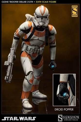 Star Wars Clone Trooper deluxe 212th Attack Battalion Sideshow MIB exclusive