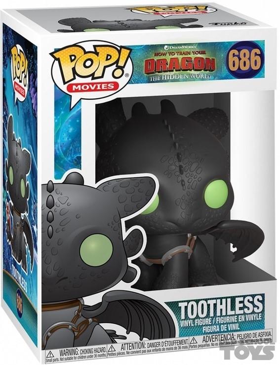 drempel vezel Sprong Toothless (How to train your Dragon 3) Pop Vinyl Movies Series (Funko) |  Old School Toys