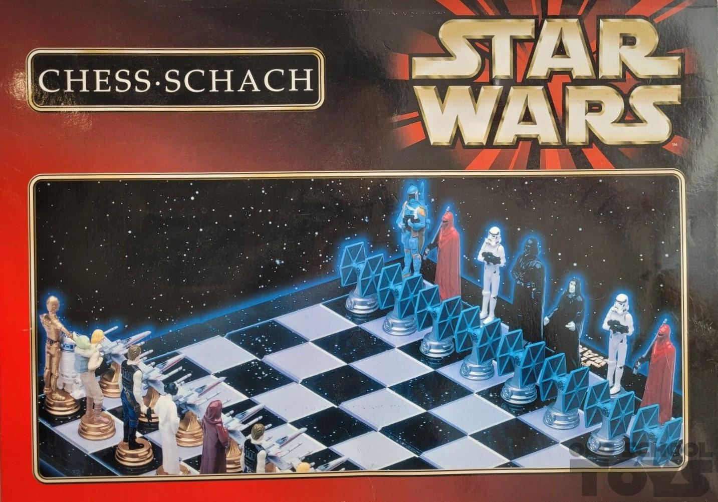Universeel In de omgeving van Wat dan ook Star Wars schaak spel / chess game en doos | Old School Toys
