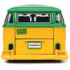 Teenage Mutant Ninja Turtles Leonardo & 1962 Volkswagen bus 1:24 in doos (Jada Toys Metals die cast)
