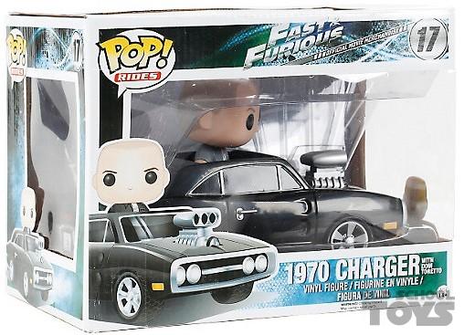 1970 Charger with Dom Toretto (Fast & Furious) Pop Vinyl Rides