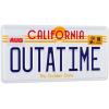 Back to the Future "outatime" replica license plate Doctor Collector