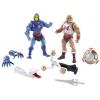 MOTU Flying Fists He-Man & Terror Claws Skeletor 2-Pack Matty Collector's figuren op kaart