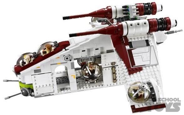 Berg kleding op rib Observeer Lego 75021 Star Wars Republic Gunship en doos | Old School Toys