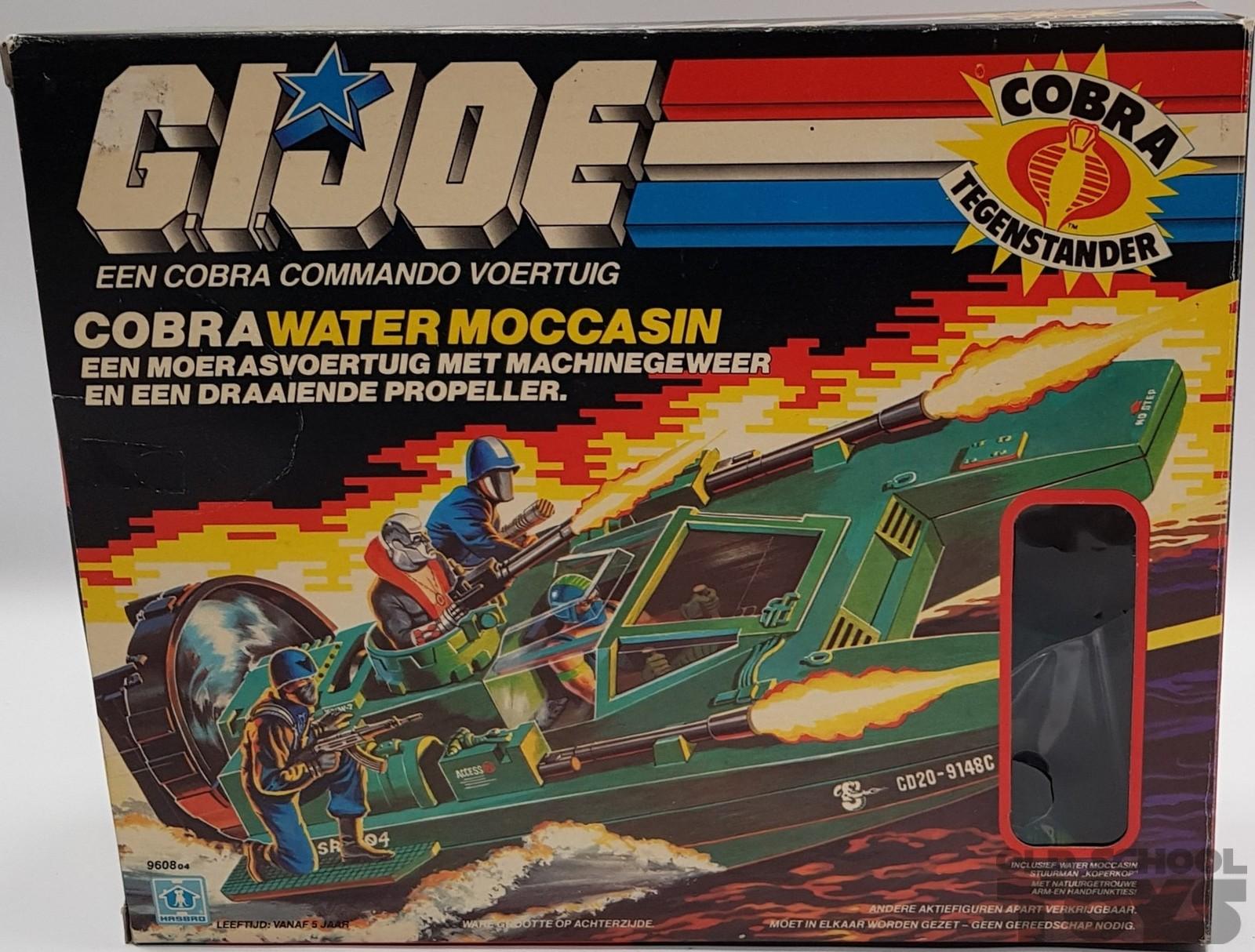 G.I. JOE Cobra Water Moccasin & Copperhead en doos