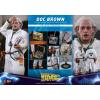 Hot Toys Doc Brown (Back to the Future) MMS610 in doos deluxe version