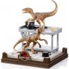 Velociraptor diorama Jurassic Park the Noble Collection in doos