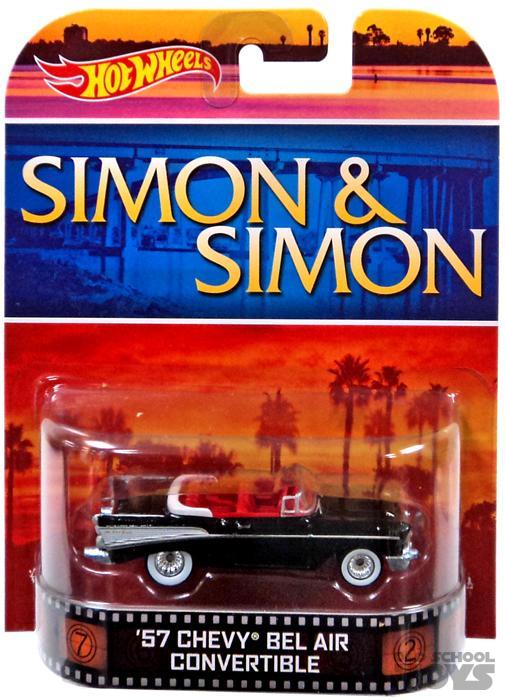 Hot Wheels '57 Chevy Bel Air Convertible (Simon & Simon) Retro  Entertainment MOC (Mattel)