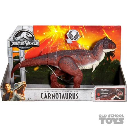 Carnotaurus Jurassic World Fallen Kingdom in doos (action attack) | Old ...