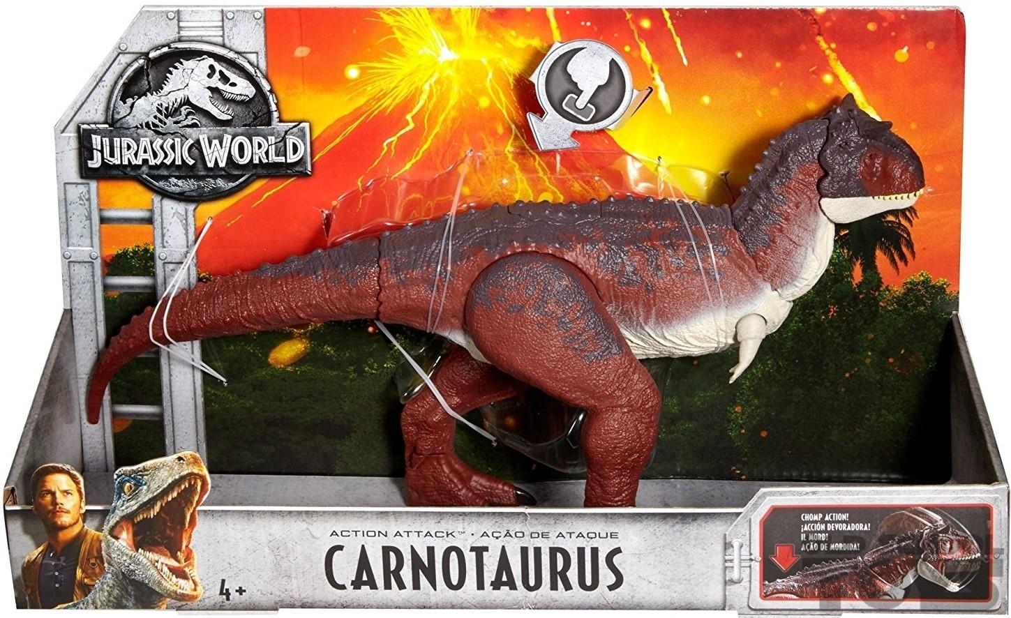 Alaska Mus tij Carnotaurus Jurassic World Fallen Kingdom in doos (action attack) | Old  School Toys