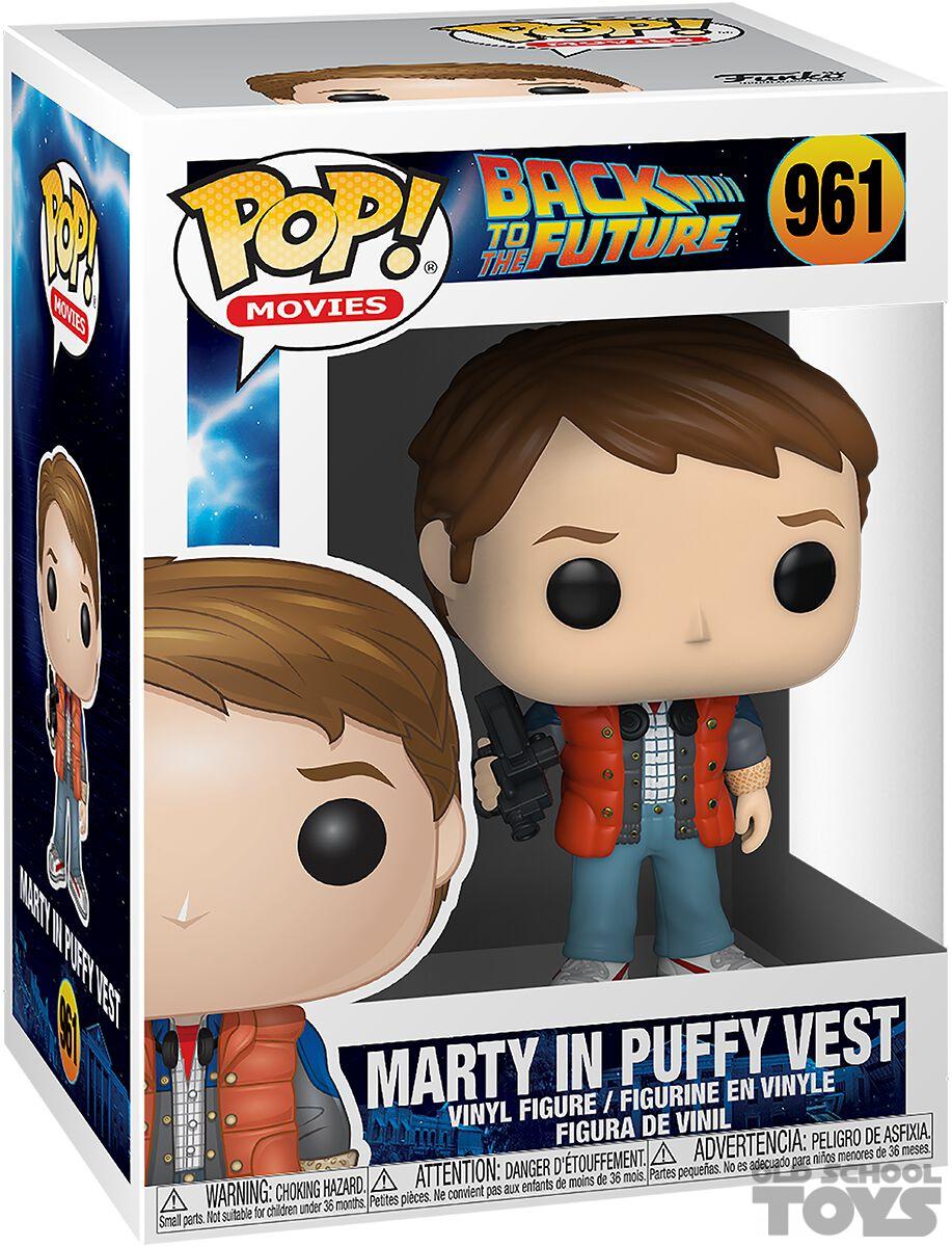 Marty in puffy vest (Back to the Future) Pop Vinyl Movies Series (Funko) Old School Toys