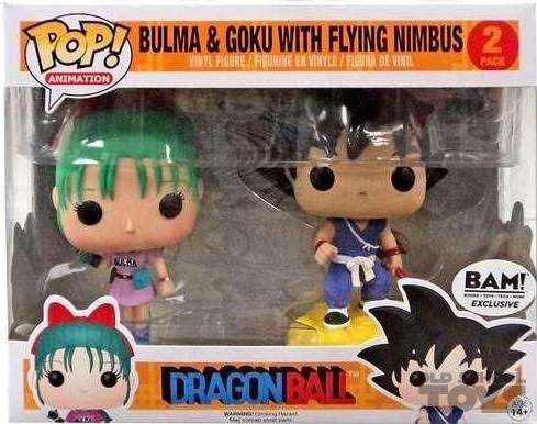 Goku bulma 2 sales pack funko