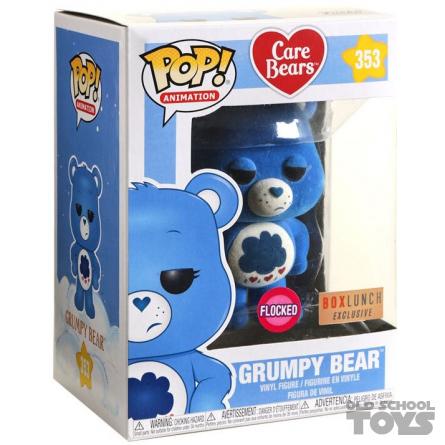 Grumpy Bear (Care Bears) Pop Vinyl Animation Series (Funko) Flocked ...