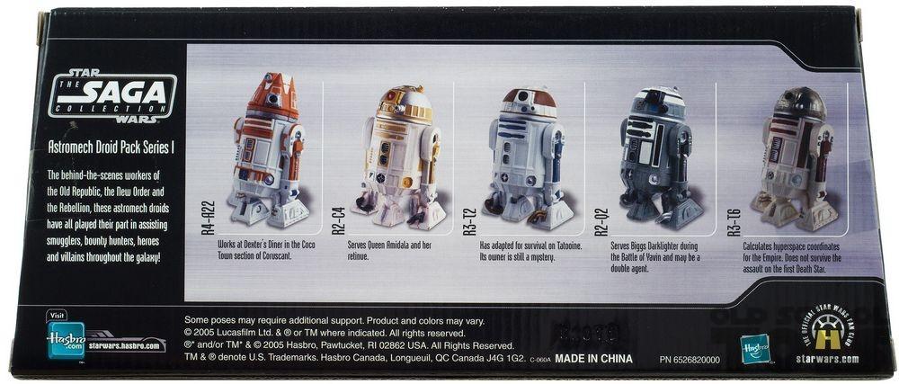 Star Wars Astromech Droid pack series I Saga Collection in doos  Entertainment Earth exclusive