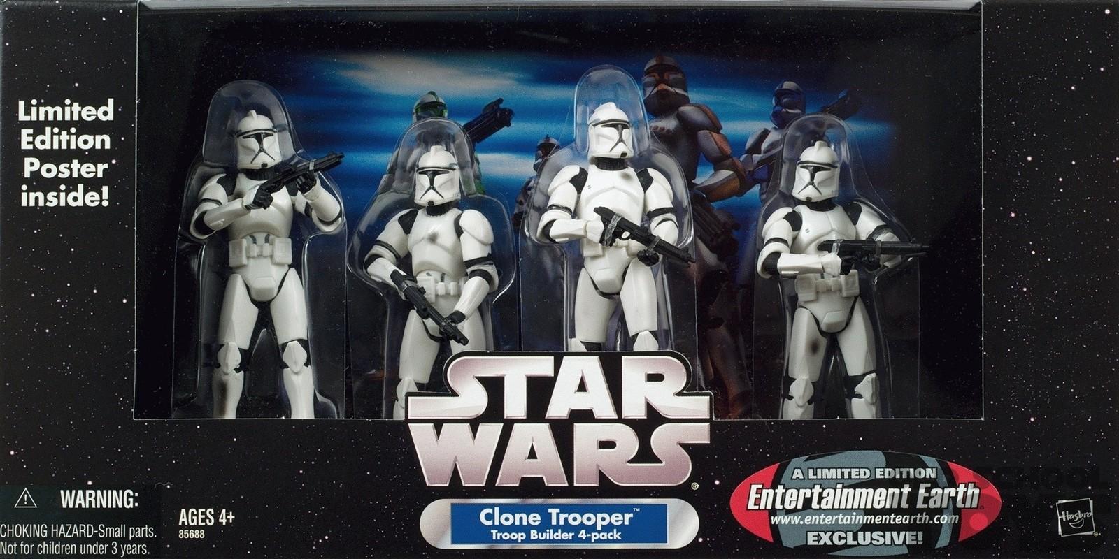 Entertainment earth clone hot sale trooper 4 pack